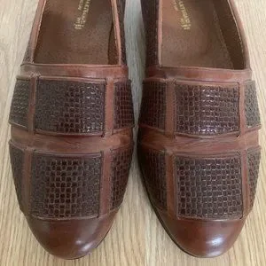 Rare Vintage Romano Martegani Hand Made in Italy Brown Loafers Slip-Ons Romano Martegani for Georgio Brown Snakeskin | Mercari main image 4
